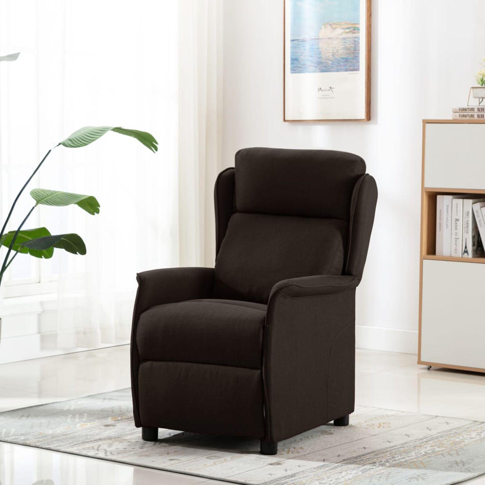 Recliner Stol Mørkebrun 5x93 5x101 Stof