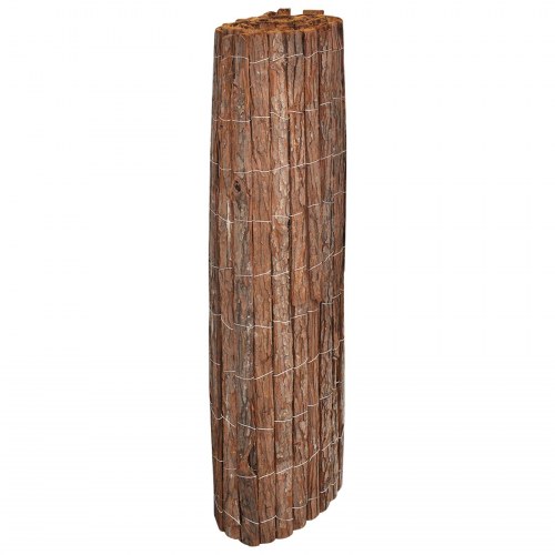Hegnspanel Brun Træ 600 x 100 cm Holdbar Udendørs hegn