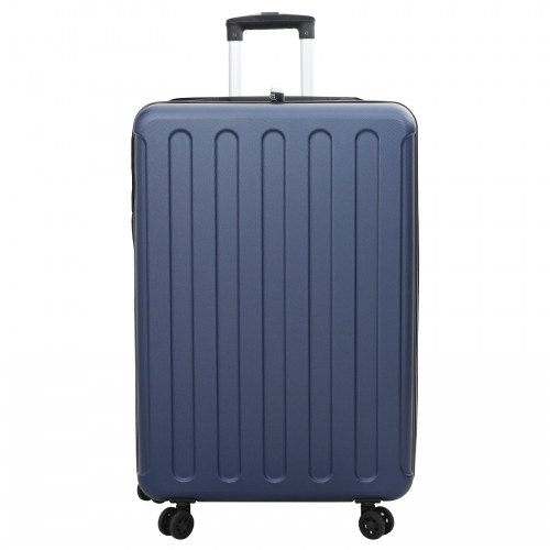 Foldbar Kuffert Hårdt Skal 28"" Mørkeblå 50x30x76 cm ABS