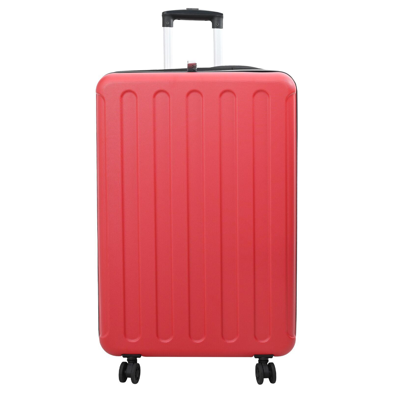 Foldbar Kuffert Hård Skal 28'' Rød 50x30x76 cm ABS