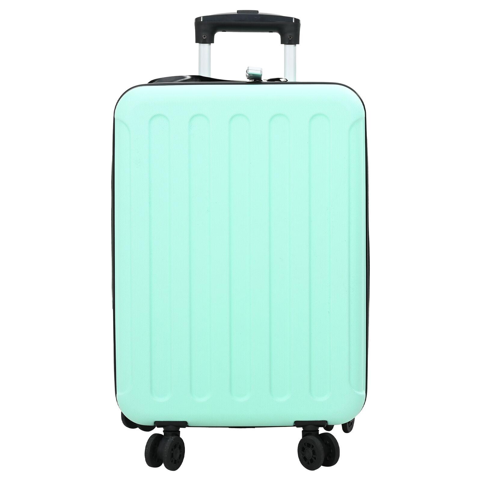 Foldbar Kuffert Hård Skal 20' Mint Grøn 34x23x55,5 cm ABS
