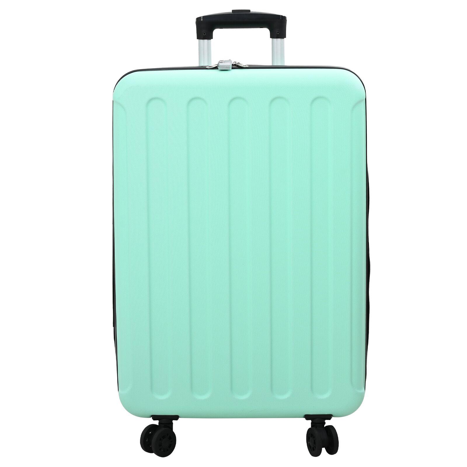 Kuffert med lås Mintgrøn 43 x 27 x 66 cm ABS Plastik