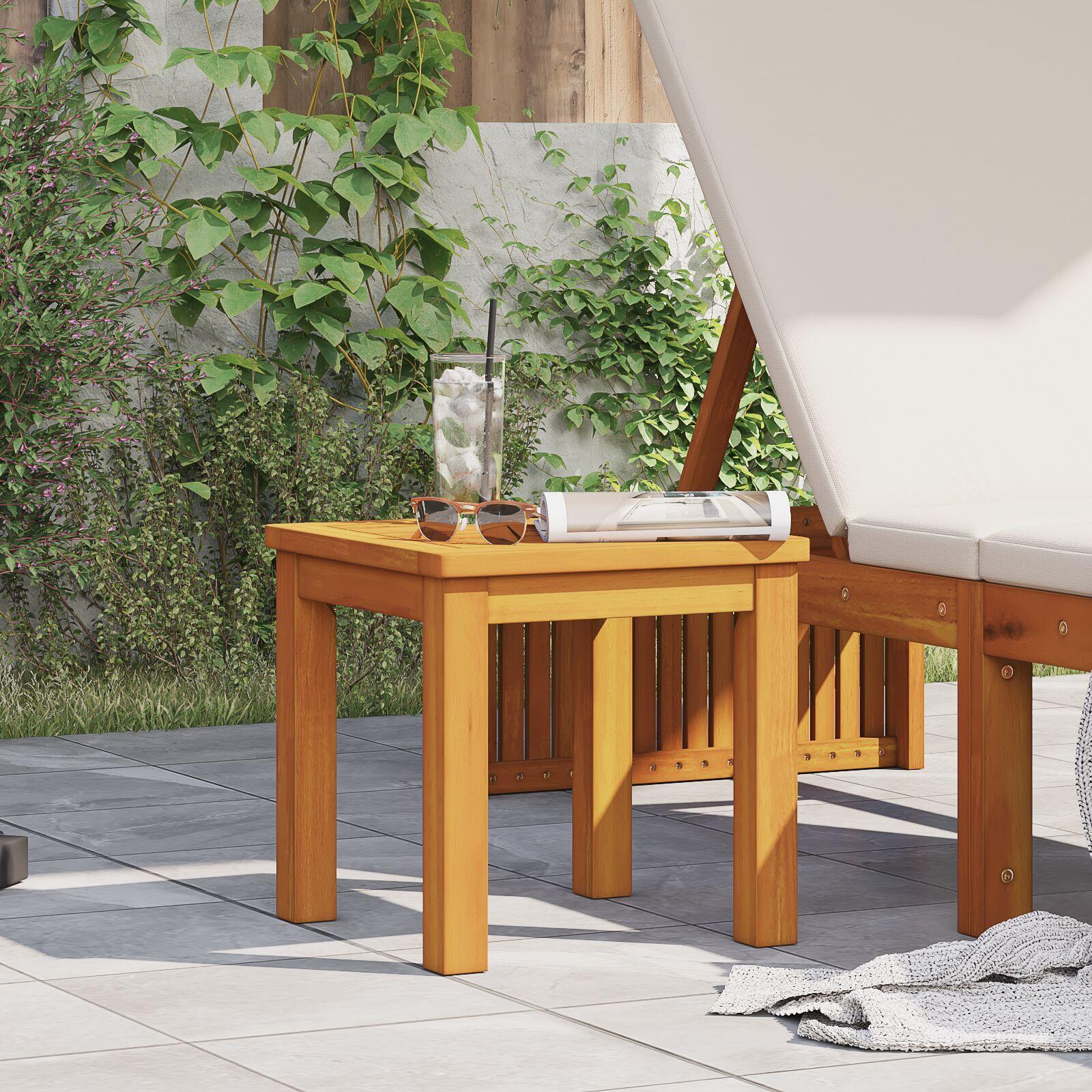 Sidebord Brun 35 x 35 x 34 cm Massivt akacietræ