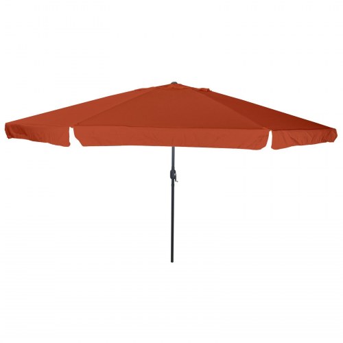 Haveparasol Ø395x245 cm Terracotta