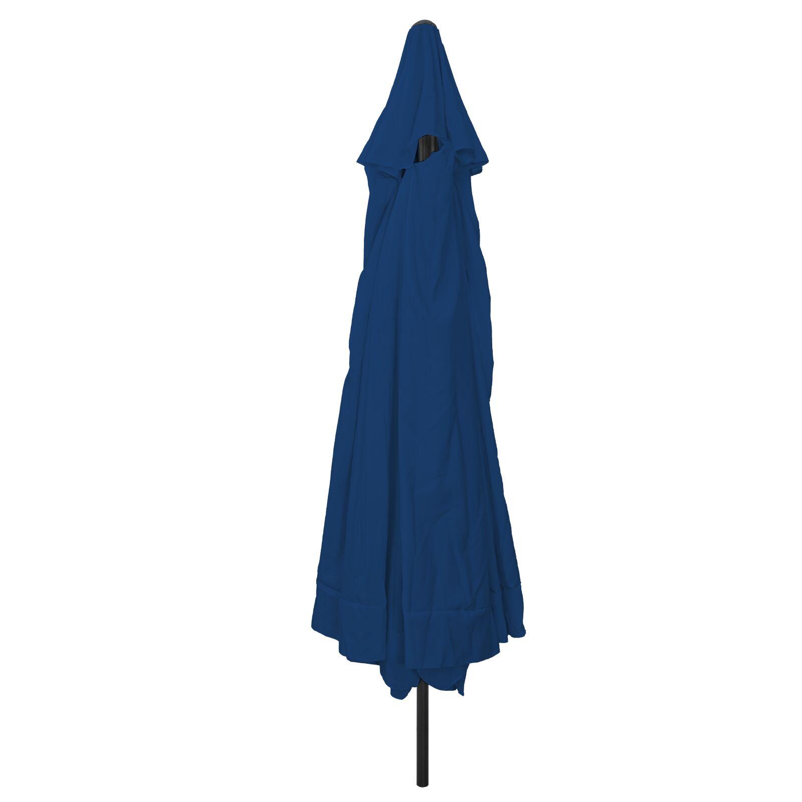 Haveparasol Ø395x245 Cm Azure Blå