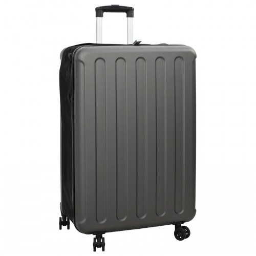 Foldbar kuffert Hård skal 28'' Mørkegrå 50x30x76 cm ABS
