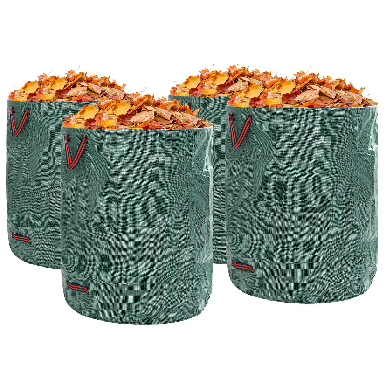 Havematerialeposer - 4 stk grønne, 79 × 79 × 99,5 cm, polypropylen