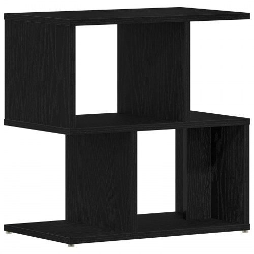 Sengebord Sort Eg 50x30x51,5 cm Konstrueret træ
