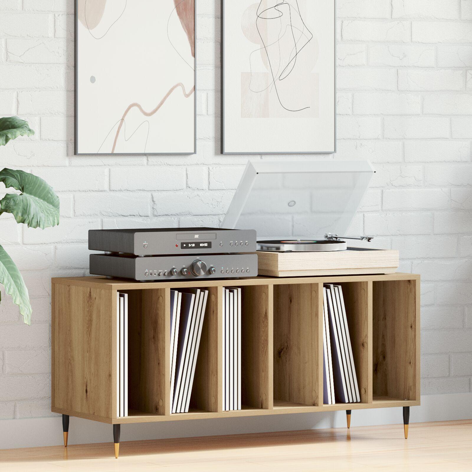Pladeskab Gammelt træ 100 x 38 x 48 cm Konstrueret træ
