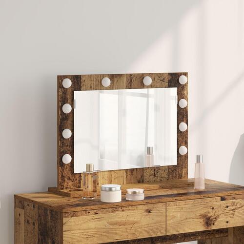 Spejl til Makeupbord Gamle træ Træ 60 x 45 x 18 cm Spejl