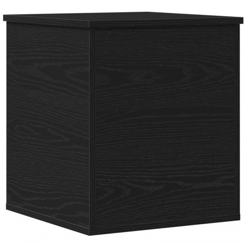 Opbevaringsboks Sort Eg 40x42x46 cm Ingeniørtræ