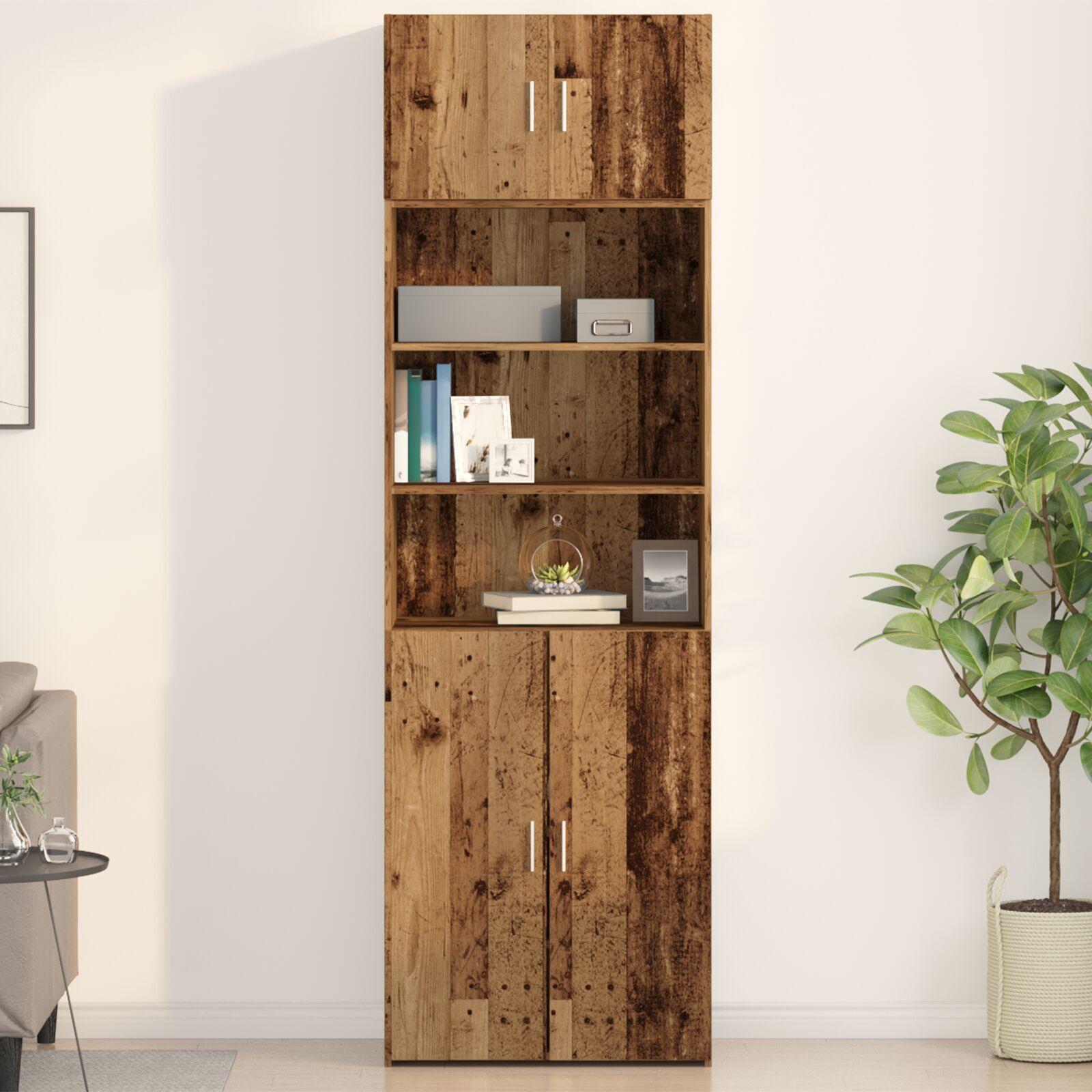 Vægskab Gammelt træ 70 x 42.5 x 40 cm Konstrueret træ