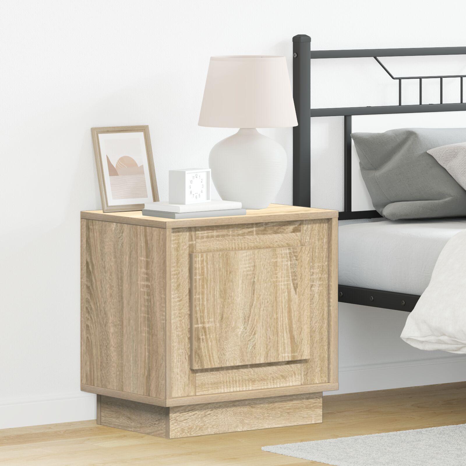 Natskab med 2 stk Sonoma-eg 44 x 34.5 x 45 cm Konstrueret træ