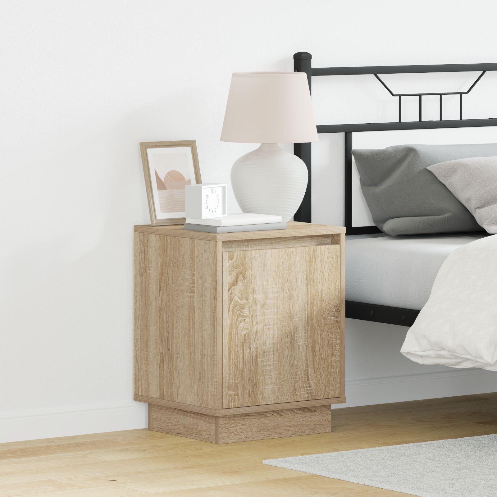 Natskab med 2 stk Sonoma-eg 39 x 34.5 x 50 cm Konstrueret træ