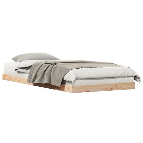 Gulv Sengebund 80x210 cm Solid Træ Fyr