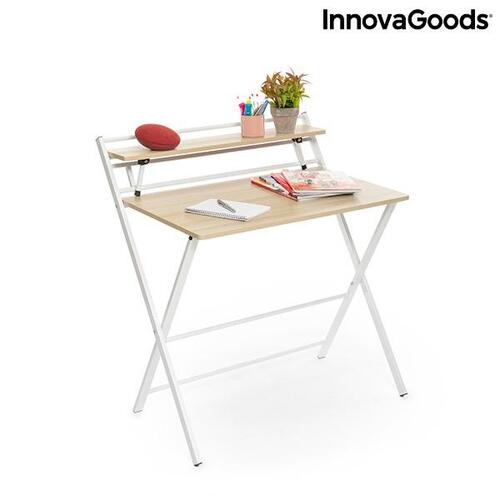 Foldbart skrivebord med hylde Tablezy (OUTLET C)