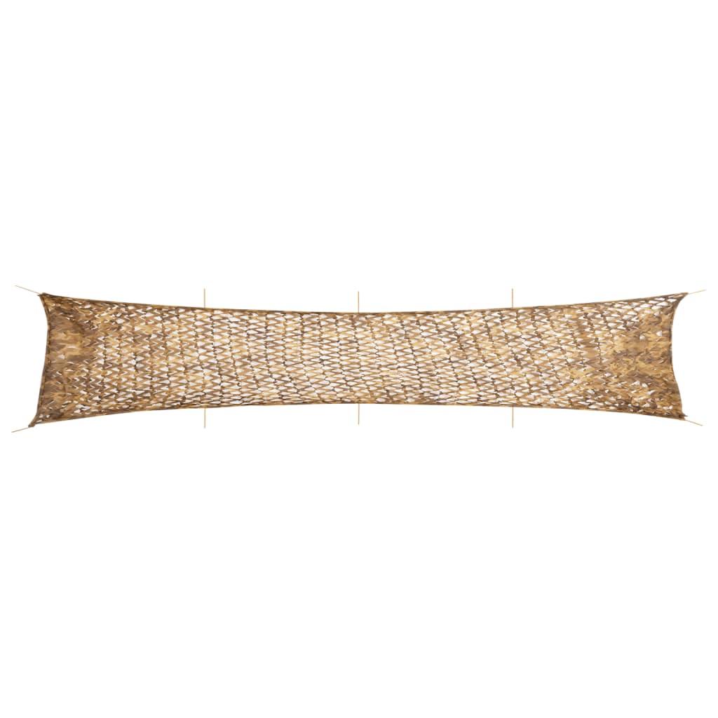 camouflagenet 312x140 cm med opbevaringspose sandfarvet