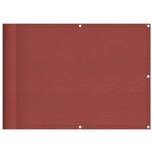 Altanafskærmning 75x700 cm 100 % polyester terrakottafarvet