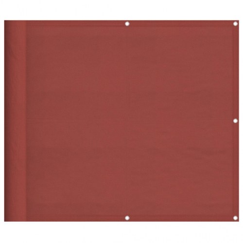 Altanafskærmning 90×1000 cm i 100 % polyester - terrakotta