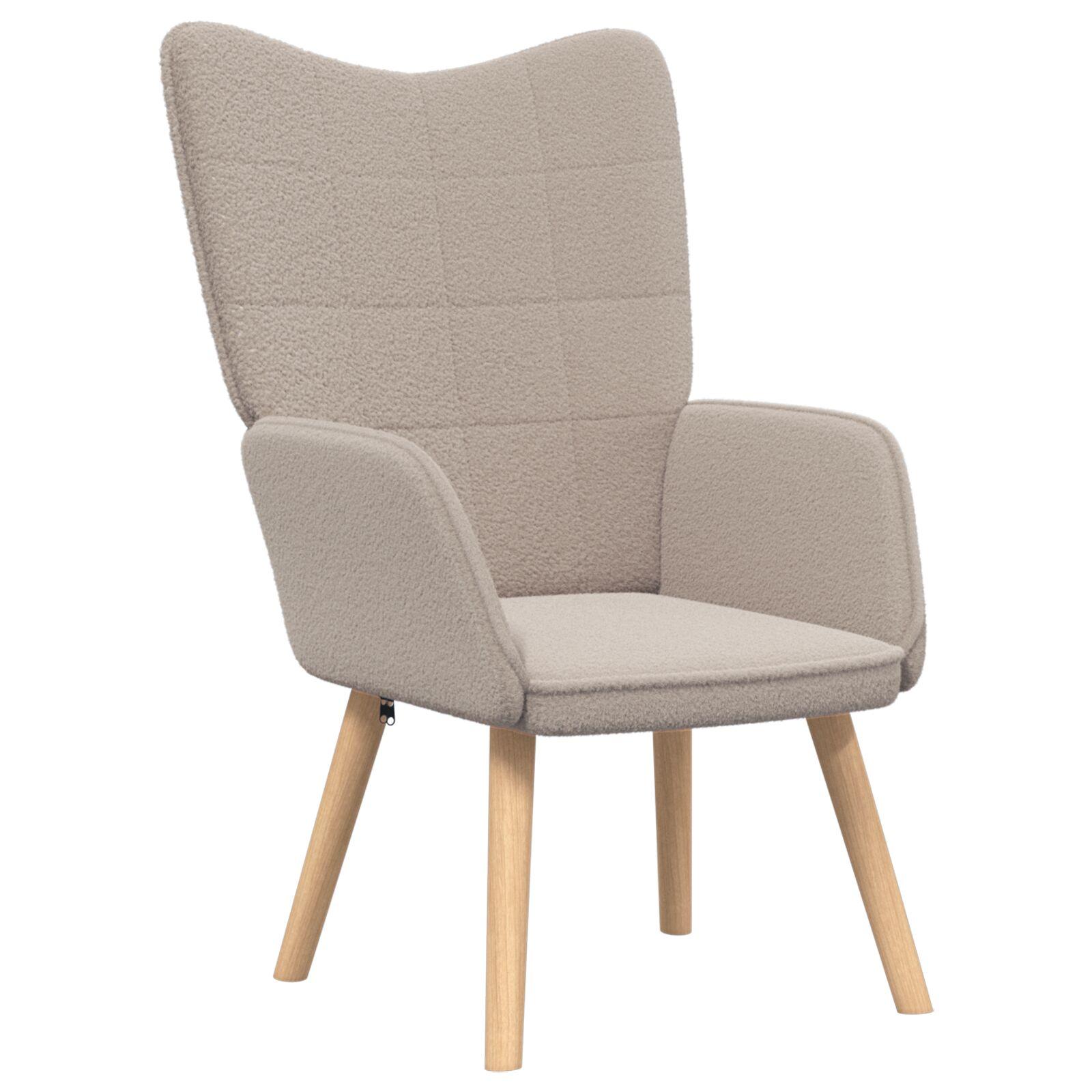Afslappende stol Lysegrå 62 x 67 x 95,5 cm Stof