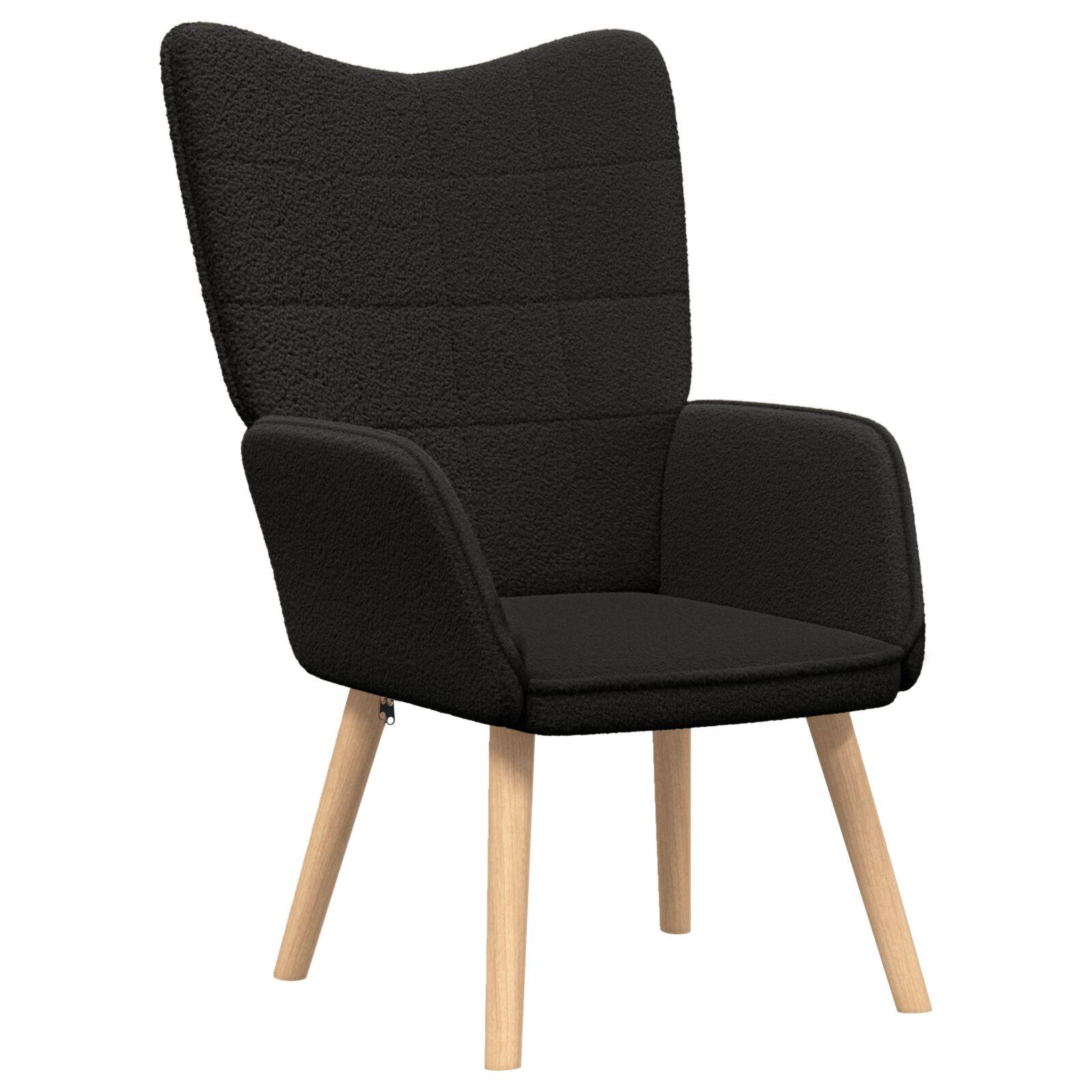 Afslappende stol Sort 62 x 67 x 95,5 cm Stof