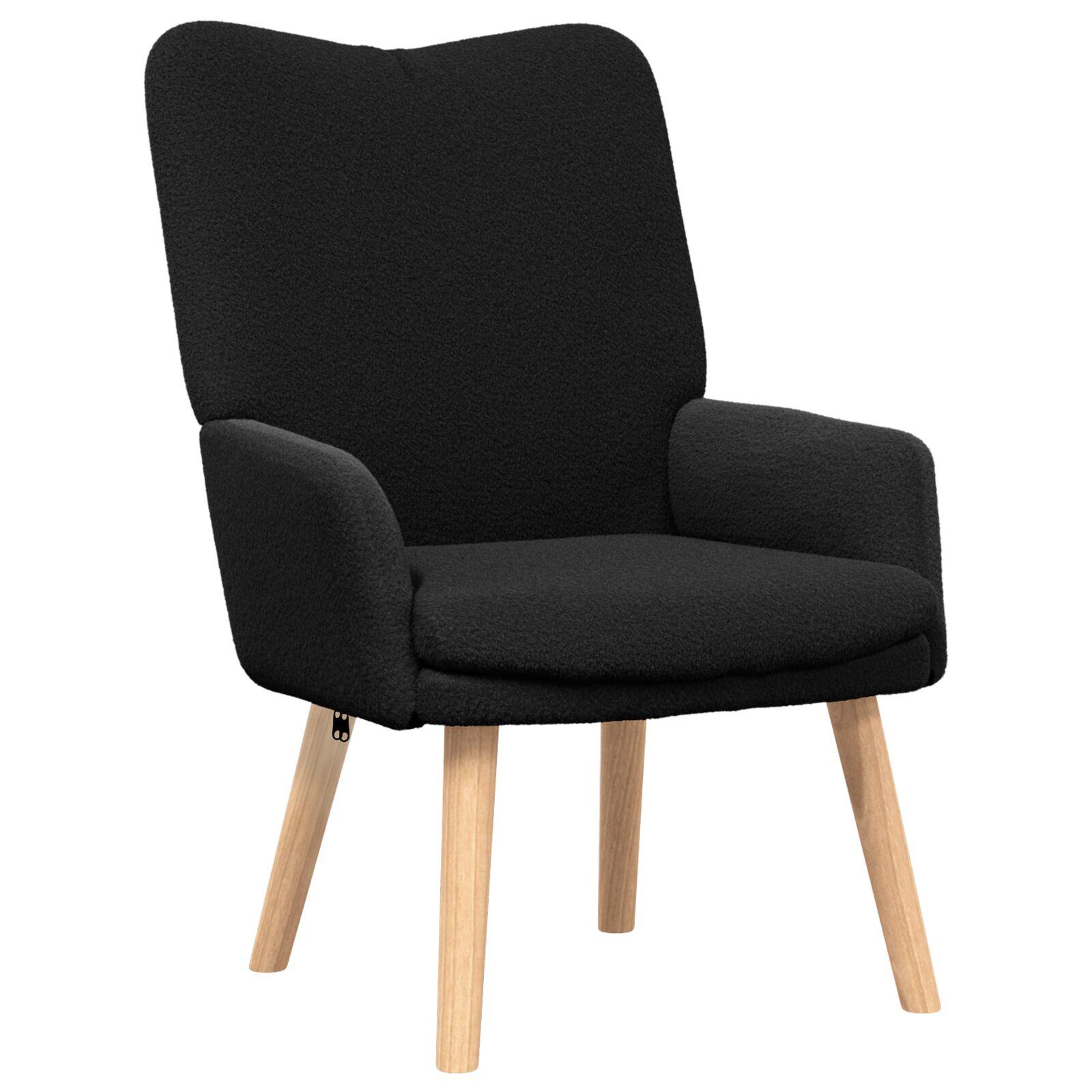Afslappende stol Sort 63 x 67 x 94 cm Stof