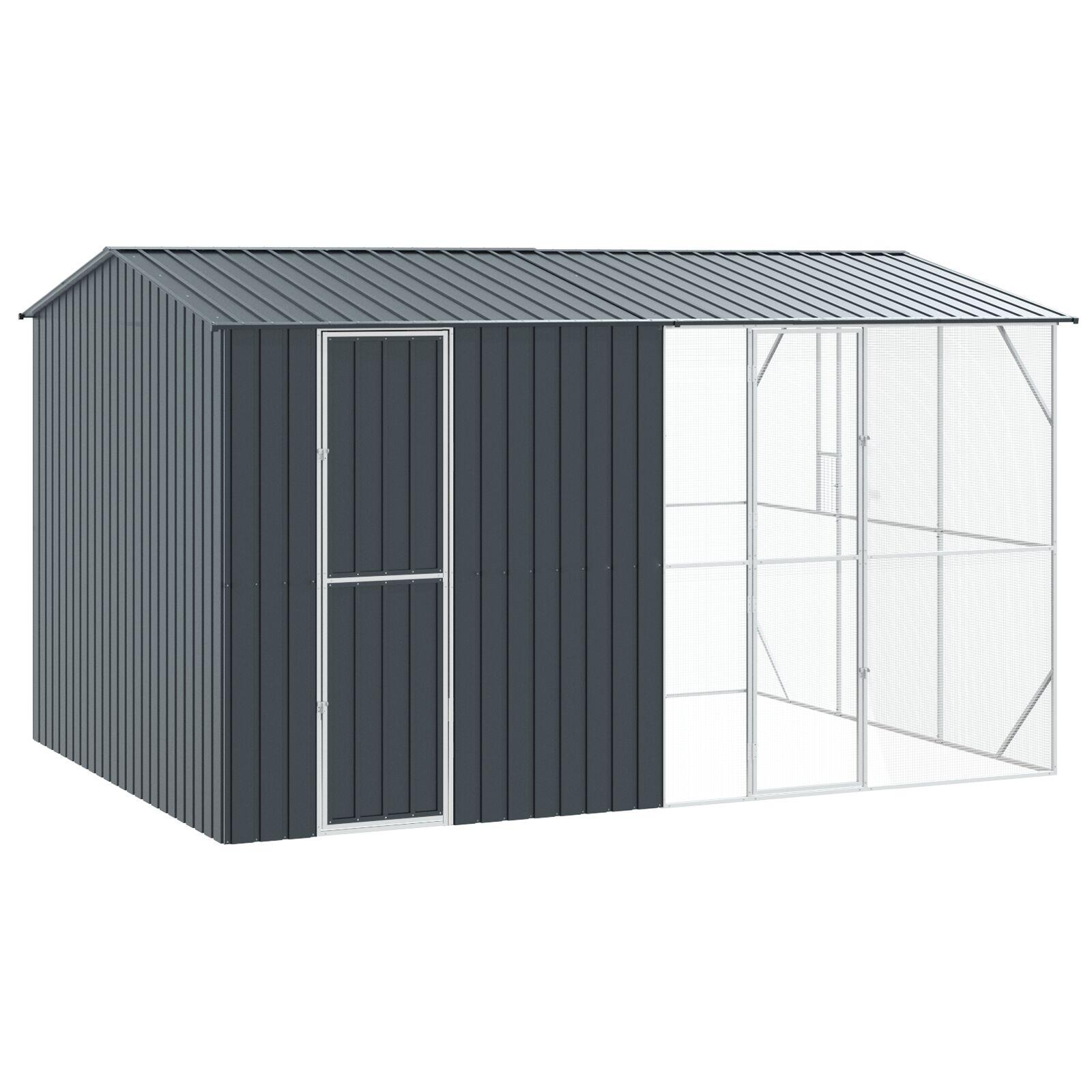 Fuglebur Antracit 430 x 310 x 247 cm Galvaniseret stål
