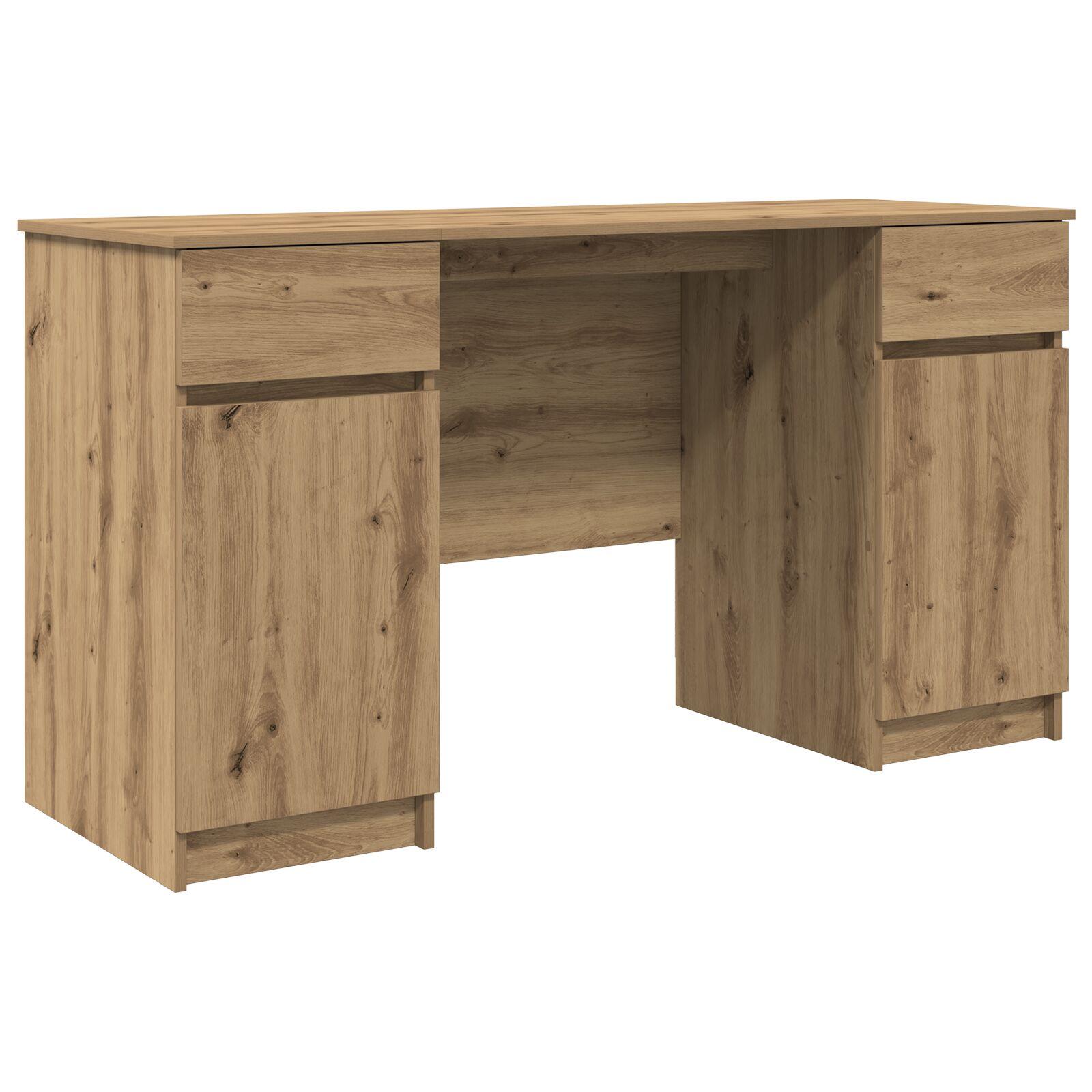 Bord med skuffe artisan eg 140 x 49 x 76 cm Konstrueret træ