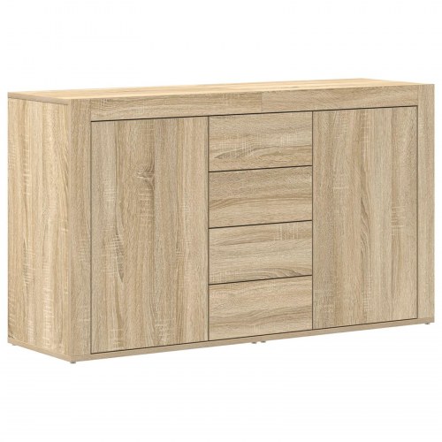 Sideboard Sonoma Egetræ Konstrueret træ 120 x 36 x 69 cm