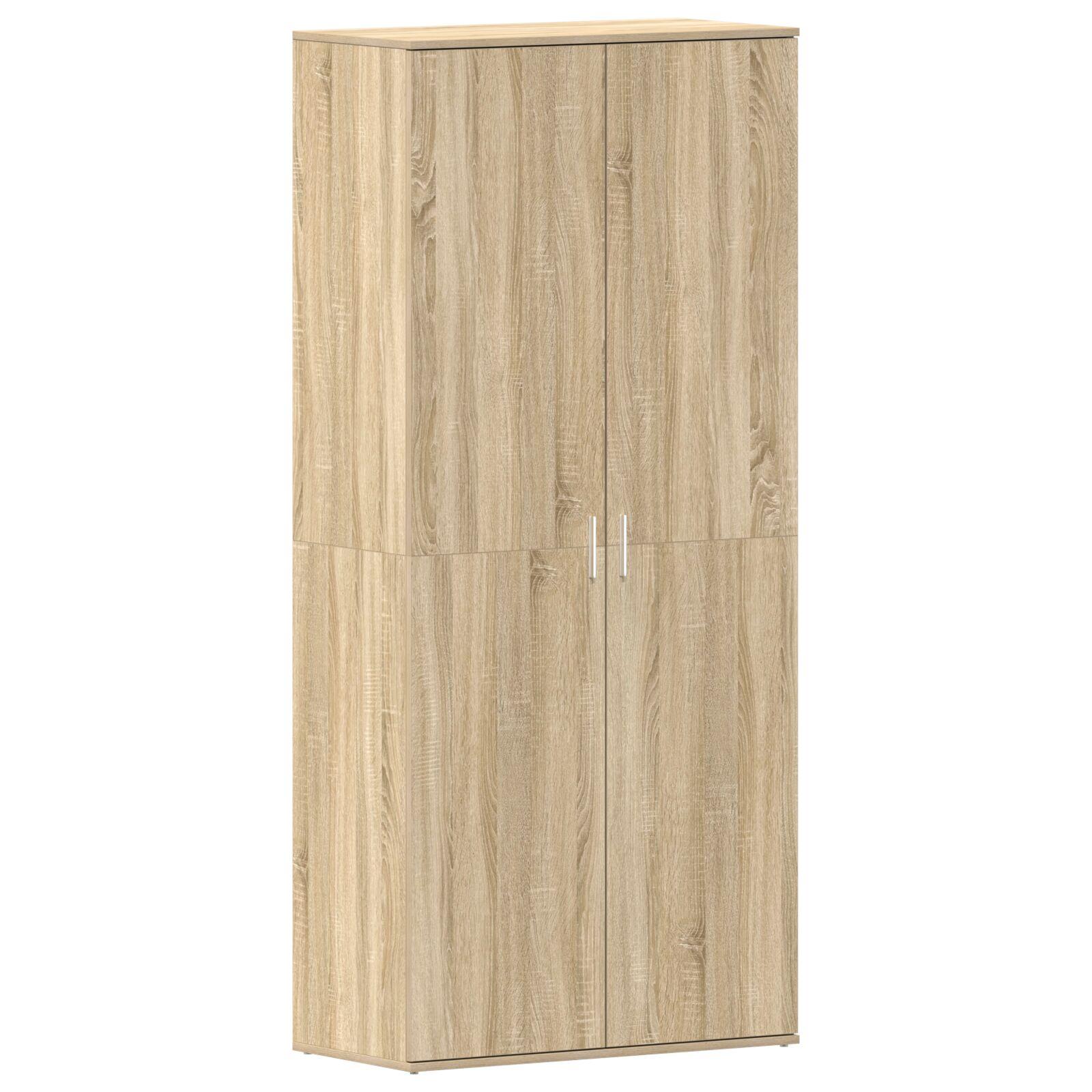Sko skab med dør Brun 80 x 39 x 180 cm Konstrueret træ
