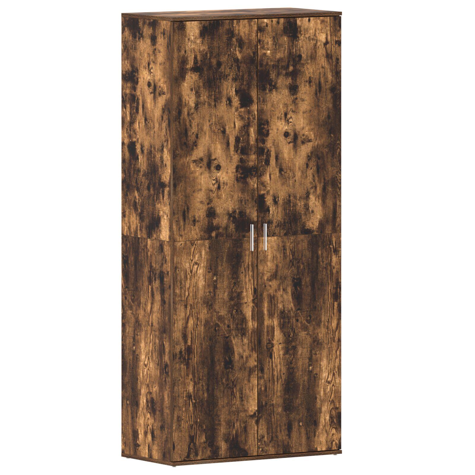 Sko skab med dør Brun 80 x 39 x 180 cm Konstrueret træ