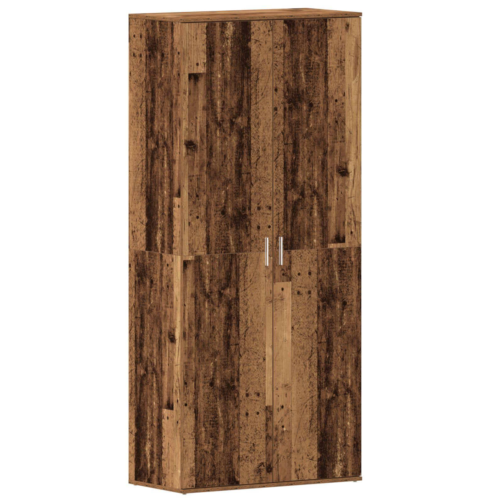 Sko skab med dør Brun 80 x 39 x 180 cm Konstrueret træ