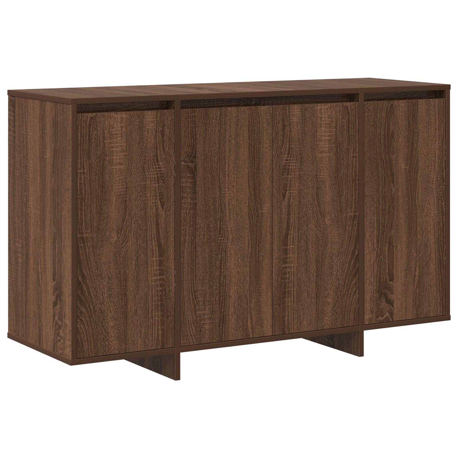Brun Egetræ Sideboard Brun egetræ Massivt egetræ 120 x 41 x 75 cm