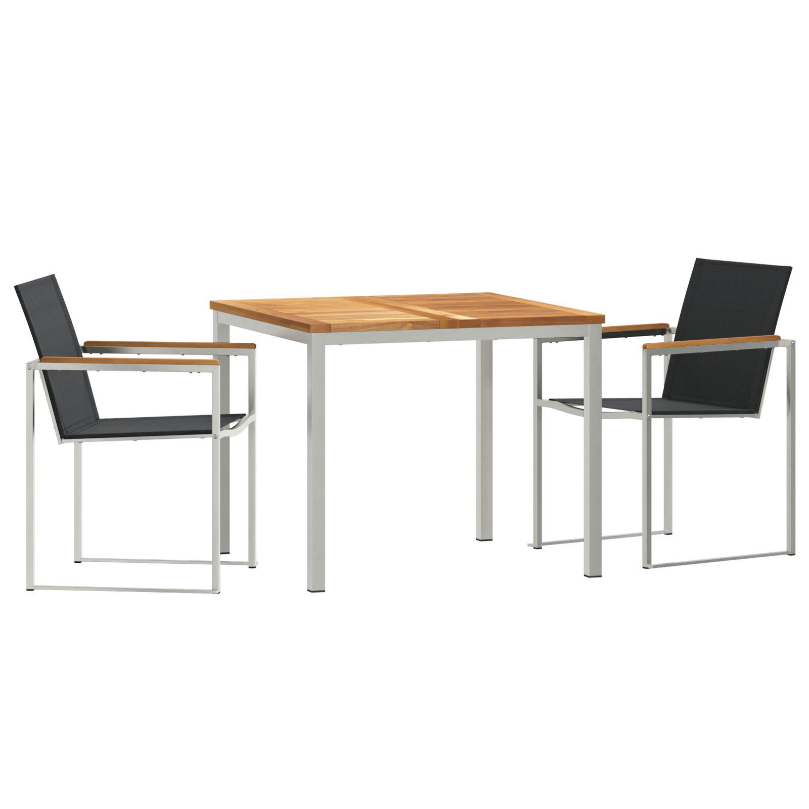 HaveSpisesæt 3 stk Solid teaktræ