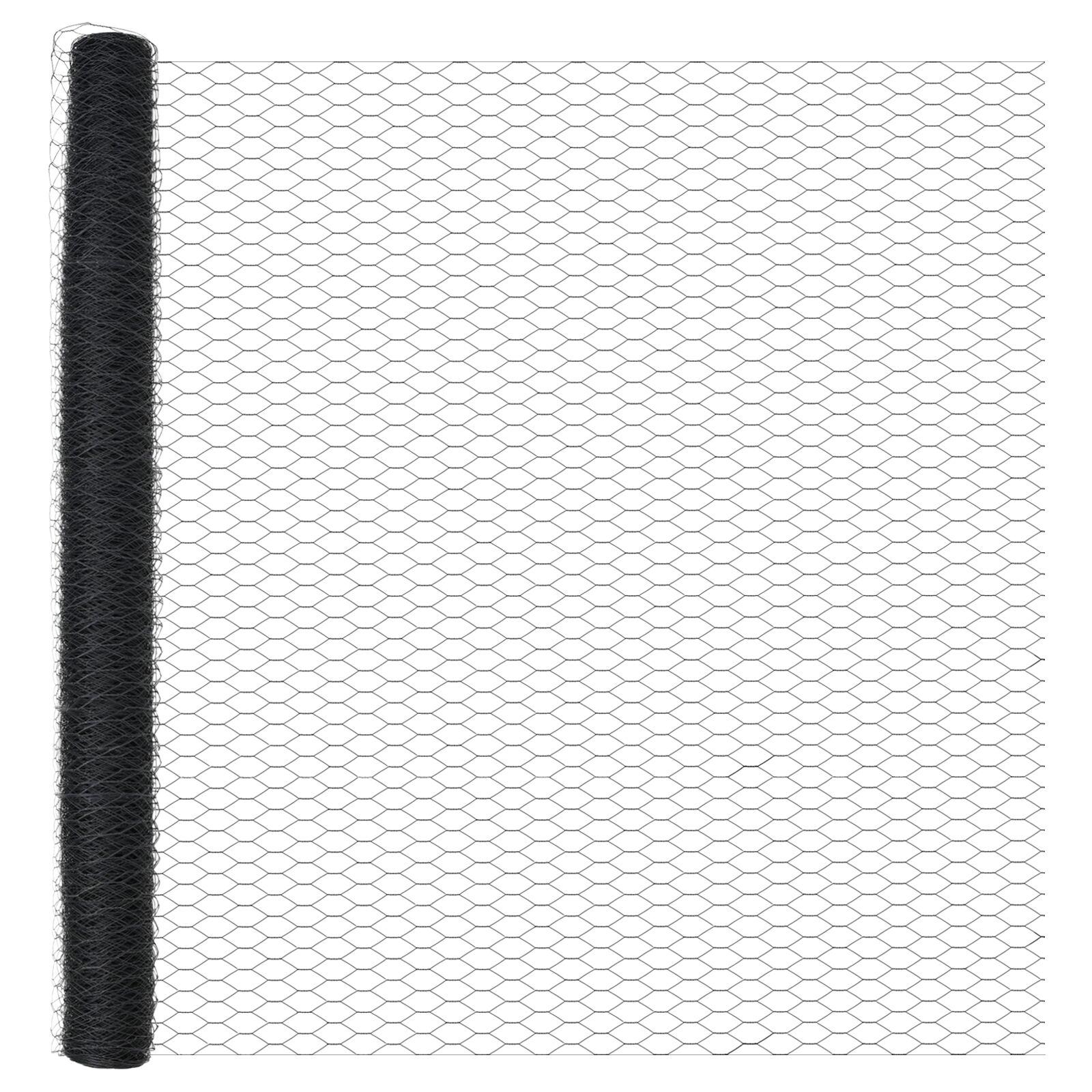Svejset trådhegn med spidser 10 × 1,6 m - PVC-belagt stål