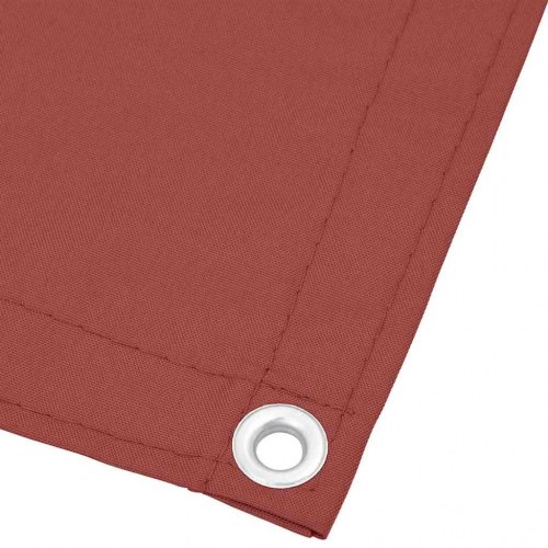 Altanafskærmning 75 × 800 cm - 100 % polyester, terrakotta