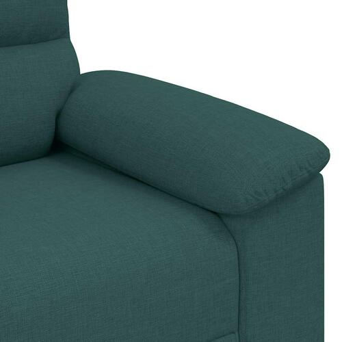 2-personers sofa 140 cm stof mørkegrøn