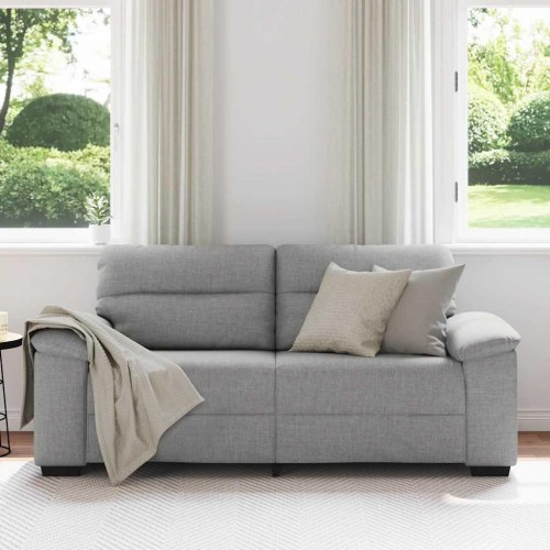 2-personers sofa i stof - skygrå, 180 x 81 x 84 cm