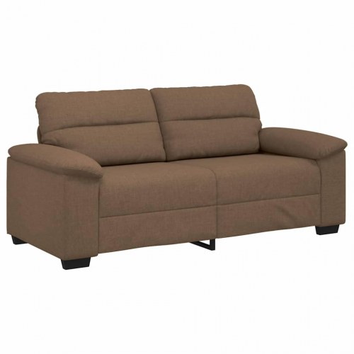 2-personers sofa i stof - brun, 180 x 81 x 84 cm