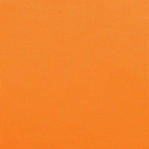 Solsejl trekant 7 × 5 × 5 m - 100 % polyester, orange