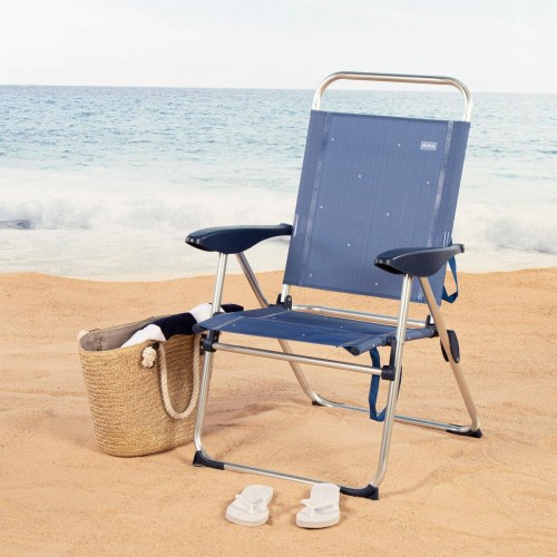 Aktive strandstol sæt - foldbar 48 × 100 × 60 cm (2 stk.)