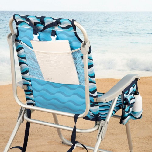 Aktive strandstol - vandafvisende, justerbar, 48 × 95 × 78 cm (sæt á 2)