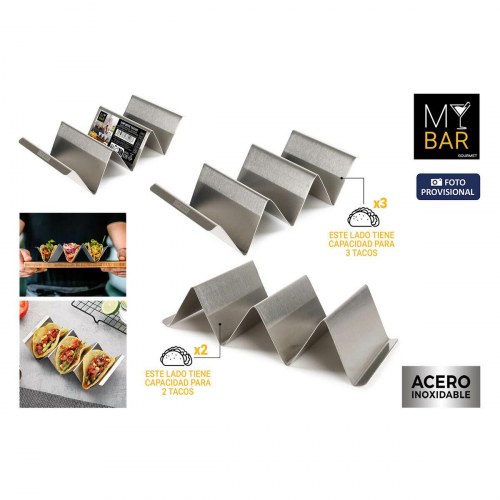 My Bar taco-holder 22 × 10 × 5 cm - 0,6 mm (24 stk.)