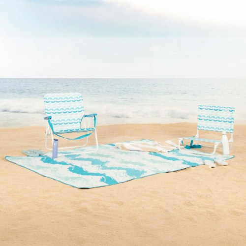 Aktive strandhåndklæde/strandtæppe i PEVA, 200 × 150 cm - 6 stk.