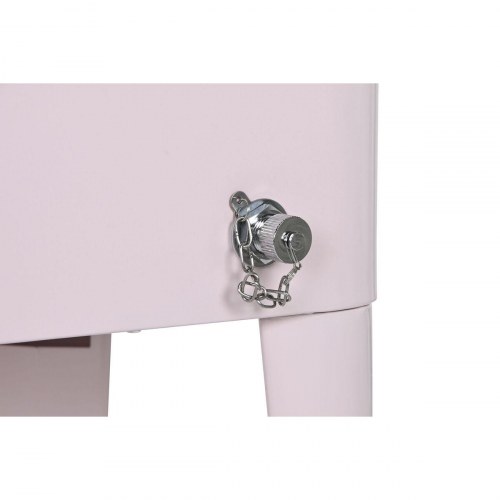 Køleboks på hjul - pink, stål/polypropylen, 74 × 43 × 80 cm