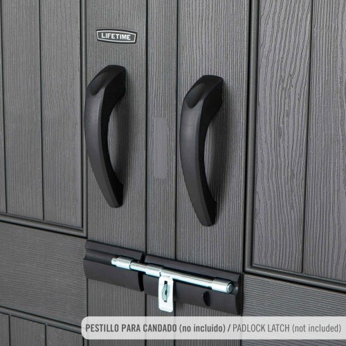 Redskabsskur Lifetime 207 × 228 × 354 cm - grå