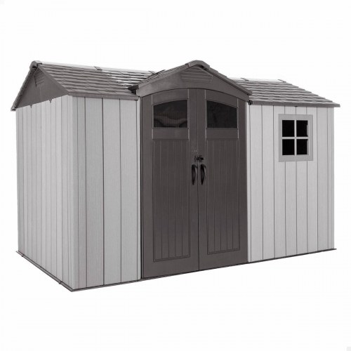 Lifetime hytte/redskabsskur 356 × 225 × 213 cm - grå