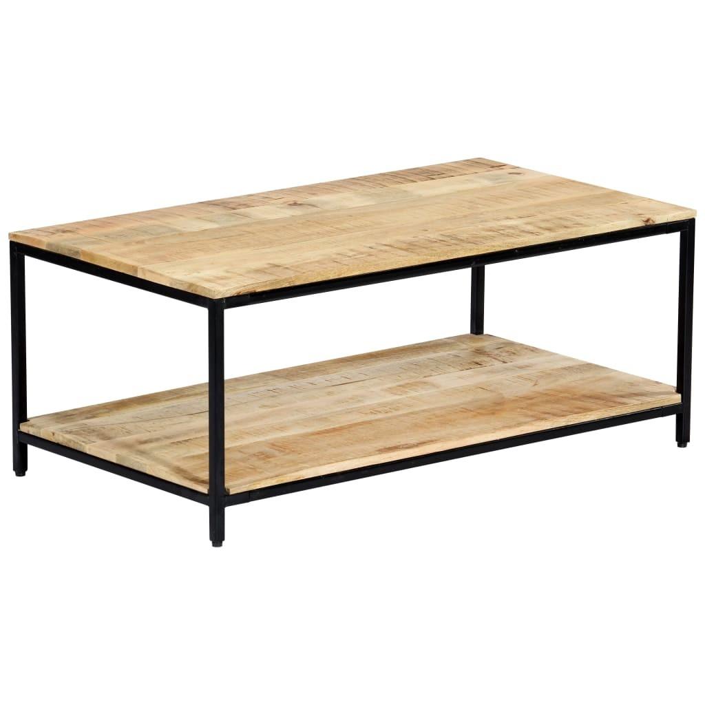Sofabord 110 x 60 x 45 cm massivt mangotræ