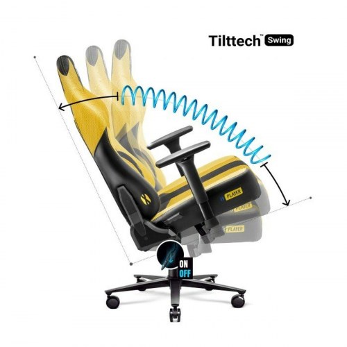 Diablo Chairs Diablo X-PLAYER 2.0 KING gaming-stol - gul/sort