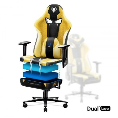 Diablo Chairs Diablo X-PLAYER 2.0 KING gaming-stol - gul/sort